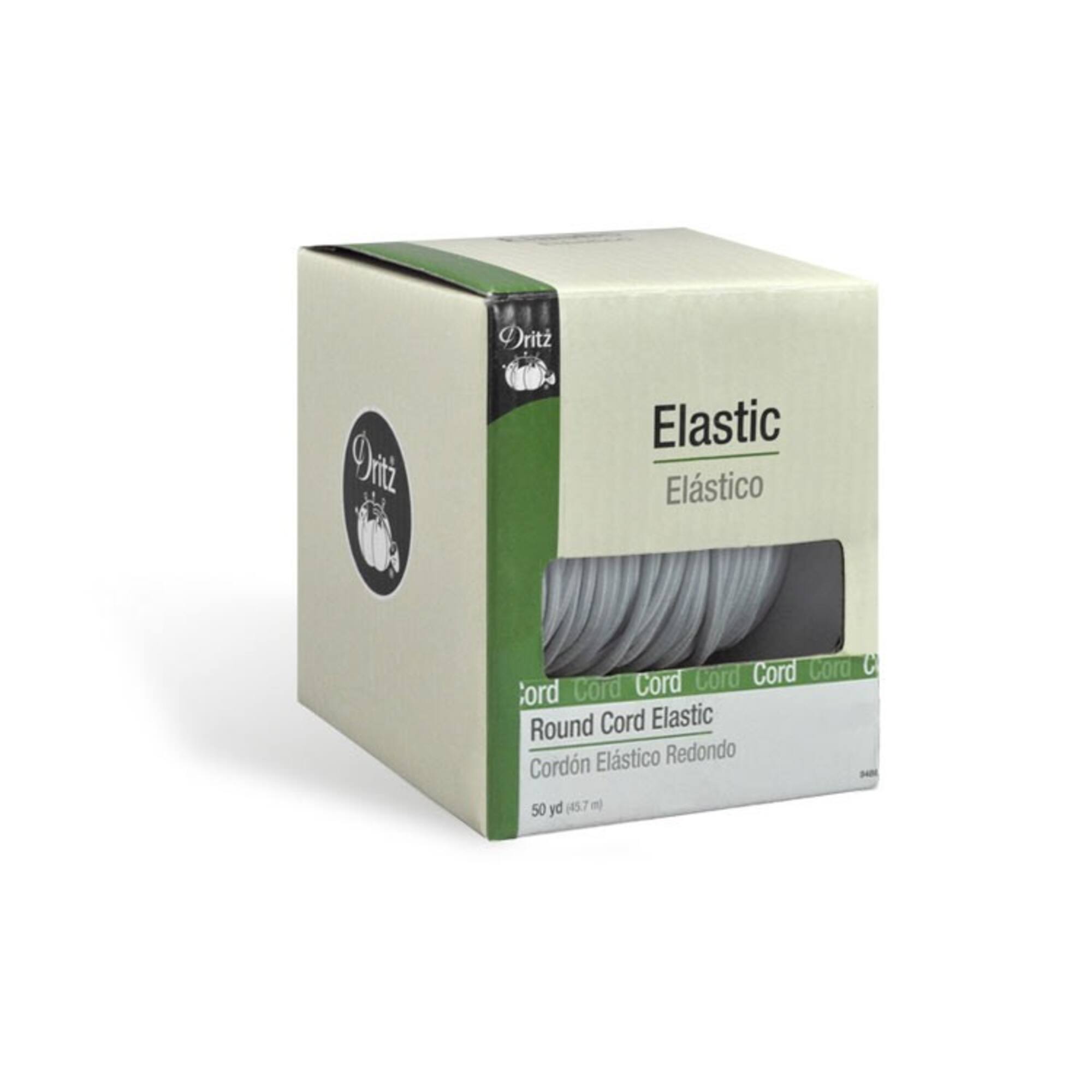 Dritz® White Round Cord Elastic, 50yd.